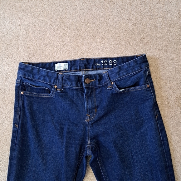 Gap Jeans Women's 30 Blue Real Straight Denim Gap 1969 Straight Leg - Picture 2 of 11